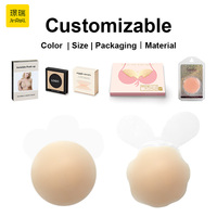 Cache-Tétons Réutilisables Personnalisables Anti-Transpiration Push-up Adhésifs Invisibles Lifting Sécurité Poitrine Accessoire Lingerie