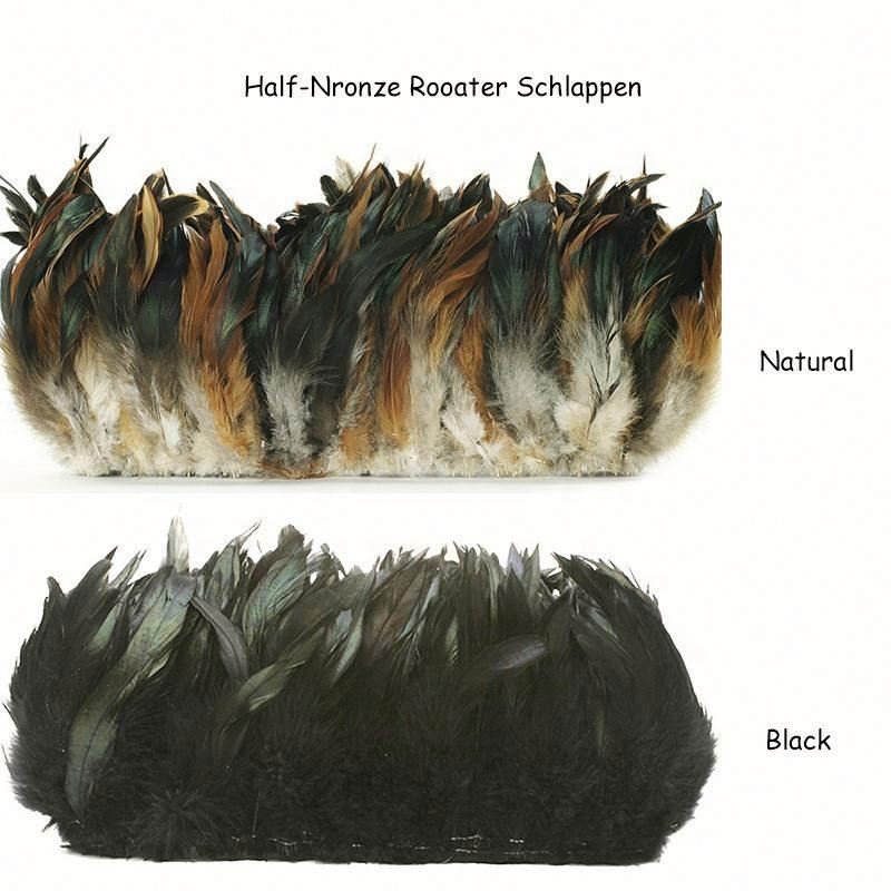 Полубронзовые петушиные перья, натуральные Куриные перья