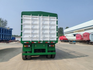 Semi-remorque à 3 essieux en acier au carbone, capacité 70-80 tonnes, 40 mètres cubes, pour transport de marchandises - Product Image 5