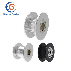 <span class=keywords><strong>Poulie</strong></span> de distribution GT2 à roulement, largeur de courroie 6/10 mm, alésage 3/4/5 mm, 16/20 dents, dentée/lisse, pour imprimante 3D - Product Image 5