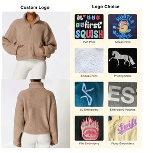 Veste d'hiver oversize pour femme, taille plus, streetwear, solide, chaude, longueur régulière, sweats à capuche personnalisés, haute qualité - Product Image 3