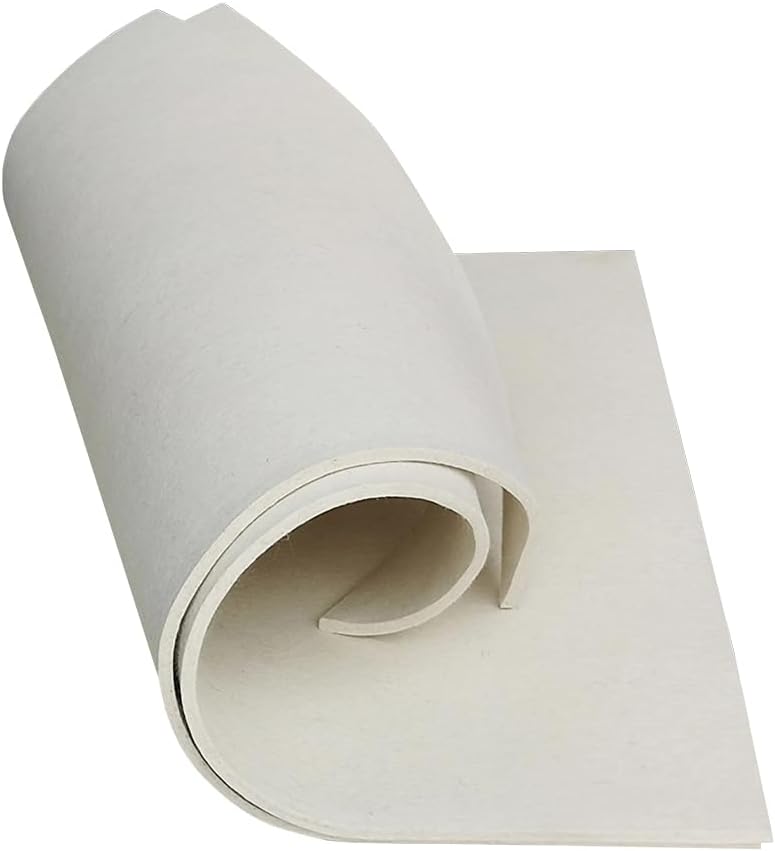Custom Industrial 100% Wool Felt White Machinery High-density Oil-absorbing Breathable Dust-proof Sealing Felt Home Shoes