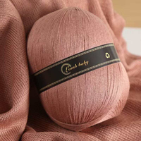 Châle en fil de soie et coton tricoté à la main, style dentelle, tissé à la machine, pour le crochet épais – Meilleure vente, export transfrontalier