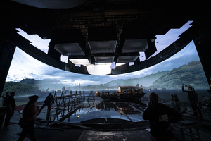 3D sanal gerçeklik arka plan P3.91 Tv stüdyo Led ekran dev kapalı Led <span class=keywords><strong>Video</strong></span> duvar - Product Image 3