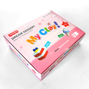 Kit d'argile à séchage à l'air libre sans BPA, argile à modeler, certifié CE, jouet éducatif pour la création artistique DIY - Product Image 1