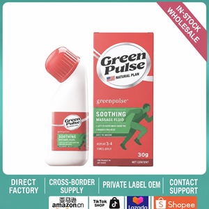Fluide de massage apaisant Green Pulse 30g Soin du corps Soulagement des douleurs articulaires - Product Image 1