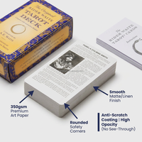 Jeu de 78 cartes de tarot professionnelles originales, jeu de tarot classique traditionnel, cartes de divination, vente en gros, fournisseur d'usine
