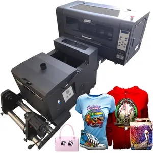 Cheap Price Powder Shaker Dtf Printer A3 White Ink T Shirt Printing Machine Double Xp600 Head Transfer Pet Film 30Cm Dtf Printer