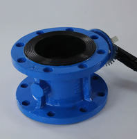 Vanne papillon D341X-16Q, Vanne papillon à joint souple concentrique à entraînement turbine, à brides, manuelle, en fonte ductile, Fabricant