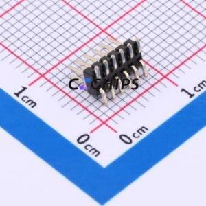 DZ127S-22-12-55 Pin Header SMD,P=1.27mm Connector 2x6P 1.27mm Pin Header Vertical Mount - Product Image 2