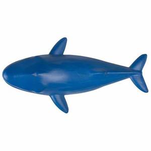 Cadeaux promotionnels personnalisés avec logo, anti-stress en mousse PU en forme de baleine bleue, balle anti-stress en forme de baleine - Product Image 1