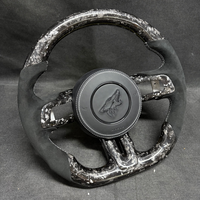 Volant en fibre de carbone forgée Ford Mustang GT V6 EcoBoost Shelby GT350 GT500 2015 2016 2017 2018 2019 2020 2021 2022 2023