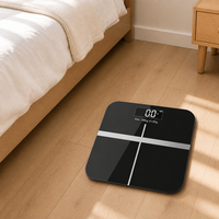 Balance de salle de bain intelligente professionnelle OEM 180 kg pour la remise en forme à domicile, balance numérique intelligente haute précision pour la perte de poids