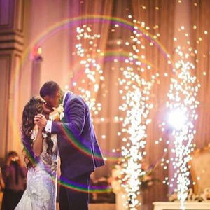 Boîte de ce thé en poudre de titane pour fête de mariage, base rotative à froid, pyrotechniques, brillant - Product Image 3