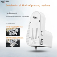Grande machine automatique à nouilles en acier inoxydable 220V, machine à découper la pâte pour les magasins d'alimentation