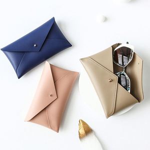 Travel Glasses Storage Box Sunglasses Case PU Leather Embossed Fashionable Protection Welcome <b>Gifts</b> Back to School - Product Image 1