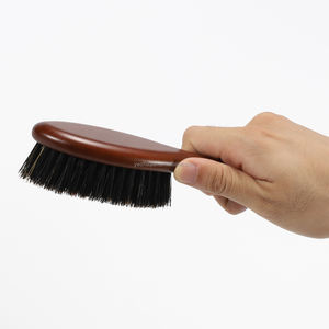 Brosse à cheveux Premium forme ovale Durable brosse à lisser les cheveux de haute qualité en gros brosse à cheveux en poils de sanglier brosse à cheveux bouclés - Product Image 3