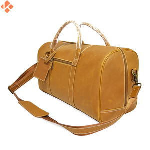 กระเป๋าเดินทางหนังแท้แบบกำหนดเอง30-40L หรูหราวินเทจสุดสัปดาห์ - Product Image 3