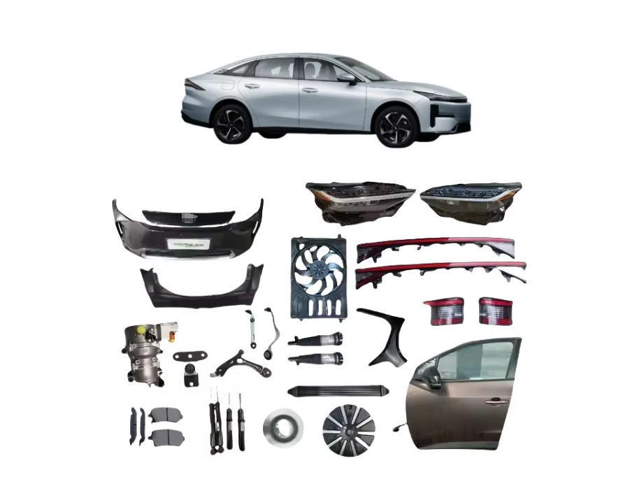 Factory Original Auto Parts for Geely Galaxy E5 EX5 E8 L6 L7 Headlight Taillight Fender Door Filter Bumper Brake Suspension