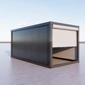 Conteneur mobile de stockage 20ft 40ft, 30ft étanche, moderne, préfabriqué en panneaux sandwich, 10ft, pour garage 2 voitures, bureau, bâtiment, chambre - Product Image 6