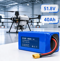 Paket Baterai Lithium Ion Khusus Drone UAV Jarak Jauh 51.8V 40Ah Kapasitas Tinggi untuk UAV Pertanian VTOL Pesawat Angkat Berat