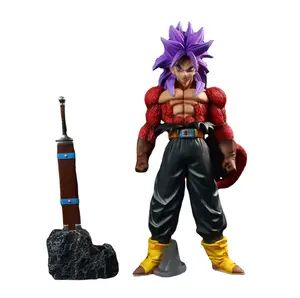 Nouveauté dessin animé anime DBZ 26cm pvc super saiyan troncs figurine pour la décoration