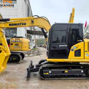Excavatrice d'occasion Komatsu PC70 PC55MR, Mini-excavatrice sur chenilles d'occasion Komatsu PC70-8, Mini-excavatrice Komatsu PC56MR PC18 35 56 70 - Product Image 6
