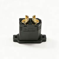 Connecteur de montage sur panneau Amass TS8E-M plaqué or, connecteur d'alimentation pour drone agricole, vélo électrique, stockage d'énergie, batterie au lithium