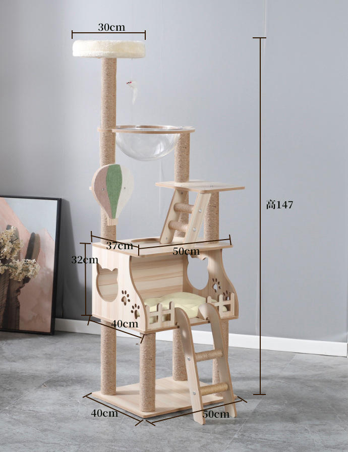 Style vis de poteau de corde de chanvre 8910