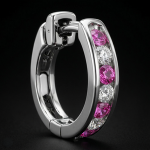 Classic Platinum Lab Grown Diamond Stud Earrings IGI Certified High Polish Finish Brilliant Cut <b>Stones</b> Minimalist Party Gift - Product Image 4