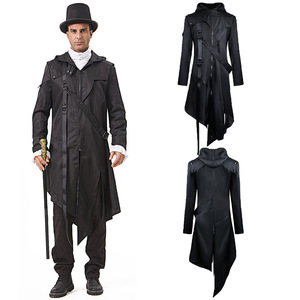 Manteau cape gothique vintage pour homme, sans capuche, style médiéval, pour sorcier ou prêtre - Product Image 1