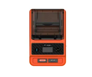 PT-51DC MINI USB Bluetooth Wireless Mobile Phone Thermal Label Printer For Garment Label Sticker