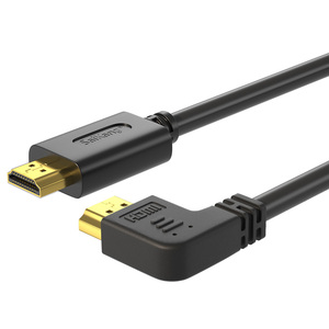 สาย Hdmi มุมขวารองรับ4K 3d ความเร็วสูงและความเร็วในการรับส่งข้อมูล Ethernet ถึง18G <span class=keywords><strong>Bps</strong></span> 90องศาสาย Hdmi - Product Image 2