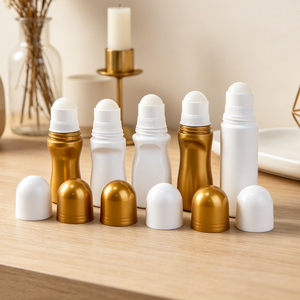 Botellas Portátiles de Plástico PE con <span class=keywords><strong>Rodillo</strong></span>, Botellas Aplicadoras de Líquido, Envases Recargables de Viaje para Perfume, Antitranspirante - Product Image 2