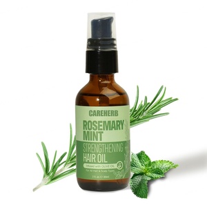 Aceite Capilar Fortalecedor con Biotina, Aceite de Oliva, Romero y Menta para el Control del Frizz, la Rotura y el Daño del Cabello, Marca Privada Personalizada - Product Image 1