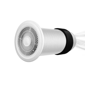 Ventilateur de ventilation mural mobile électrique 8 AC silencieux, dispositif <span class=keywords><strong>d</strong></span>'air frais en plastique pour maison et toilettes, OEM ODM - Product Image 2