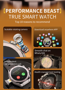 Thưởng thức thời trang đẹp đồng hồ thông minh mạng toàn cầu pin lớn tải ứng dụng tự do 4G AMOLED Wifi Smartwatch - Product Image 4