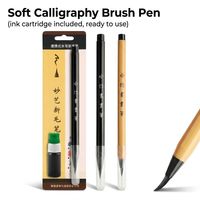 Stylo pinceau de calligraphie pour l'écriture avec encre, ensemble de dessin et d'esquisse, fournitures de bureau