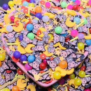 1kg 10mm/5mm boules mixtes Simulation de <span class=keywords><strong>Dobby</strong></span> dessin animé <span class=keywords><strong>elfe</strong></span> tranches d'argile polymère mignon <span class=keywords><strong>elfe</strong></span> arroseurs pour décoration Slime artisanat bricolage - Product Image 4