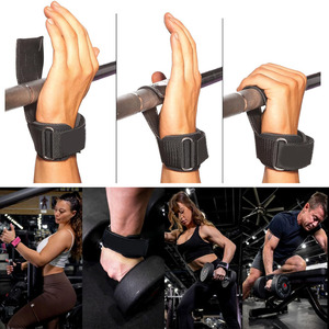 Best Training Accessory Weightlifting Gloves Heavy Duty Straps Alternative <strong>Weight</strong> <strong>Lifting</strong> <strong>Grips</strong> with Neoprene Padded Wrist Wraps - Product Image 6