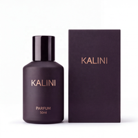 Flacon de parfum décoratif en verre de 100 ml avec boîte, design personnalisé