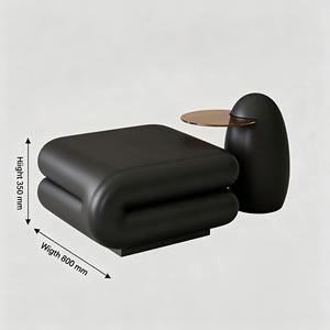 Design Classic Modern Square Shape High-<b>End</b> Luxury Wood Eco-Friendly Coffee <b>Table</b> <b>Storage</b> Living Room Furniture - Product Image 4