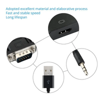 Konverter adapter kabel 15-poliges VGA-Stecker auf HDTV-Buchse Full HD 1080P-Adapterkabel mit Audio-und Micro-USB-Power-VGA-HDTV-Kabel