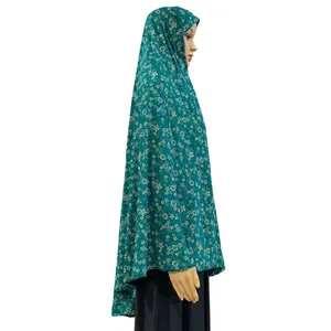 Dubai Thai Arab HOT Sale Floral XL Hijab Women Girls Beauty Long Khimar Headscarf Shawl Abaya Top 12Colors a Dozen Islam Muslim
