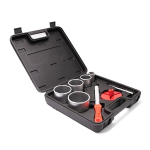 Kit de 8 scies cloches en carbure de tungstène à revêtement de grain, brasées sous vide, pour <span class=keywords><strong>carrelage</strong></span> et céramique, très vendu - Product Image 1