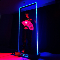 Lumières de scène GOGO pour boîte de nuit, décoration de cage lumineuse, interaction publique et visionnement de la puissance divine