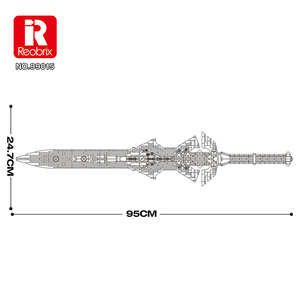 Vente en gros Reobrix 99015 Série d'armes fantastiques : <span class=keywords><strong>Royal</strong></span> Claymore 981 pièces, ensemble de construction de haute précision, jouet de construction - Product Image 6