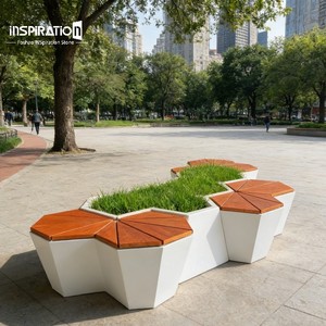Sièges en FRP pour l'extérieur, durables et personnalisables - Product Image 4