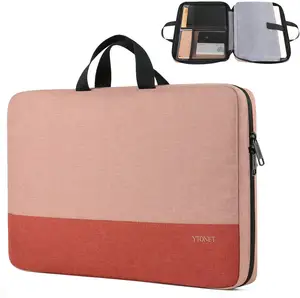 grundlegende tasche männer Suppliers-15.6 zoll Water Resistant Laptop Sleeve Case Wholesale Custom TSA Laptop Bag für Women Durable Business Briefcase Handle Bag