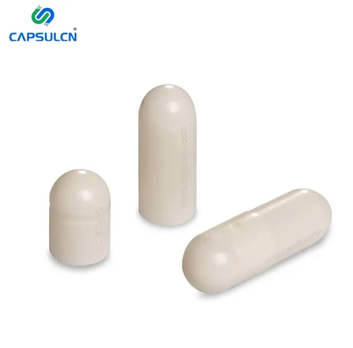 CapsulCN bianco puro può essere stampato a colori puro con Capsule rivestite enteriche capsula vuota bianca capsula di personalizzazione